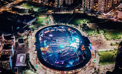 NOWLIT Professional Outdoor Live Event Lighting Project in Mongolia