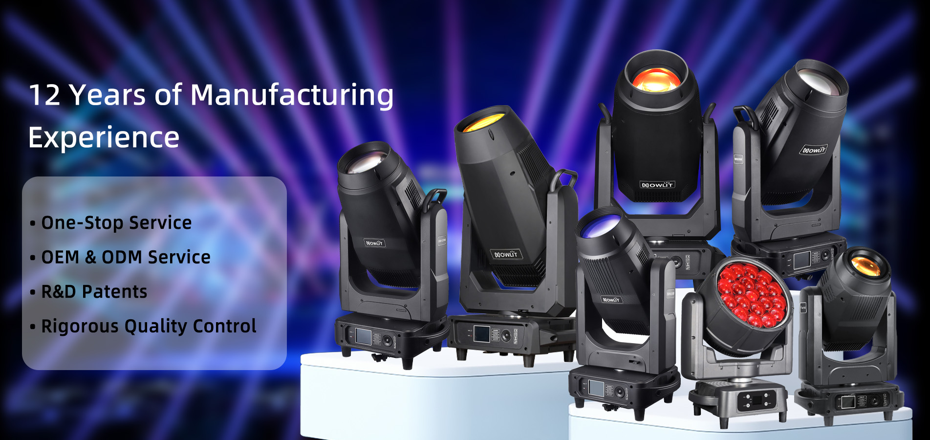 NOWLIT Professional Stage Lighting, High-Quality LED Equipment