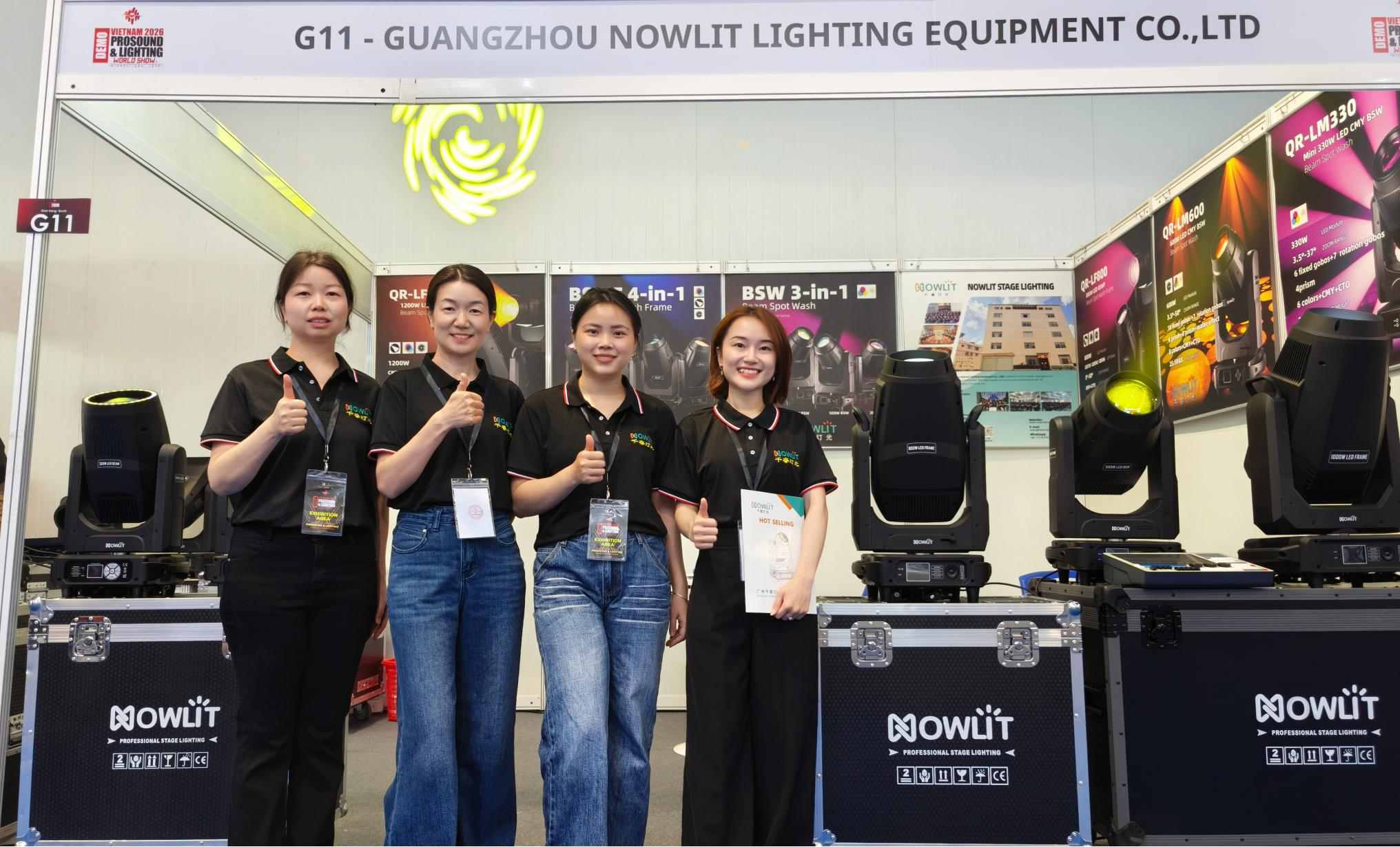 NOWLIT at Pro Sound & Lighting Vietnam 2026: Day 1 Highlights