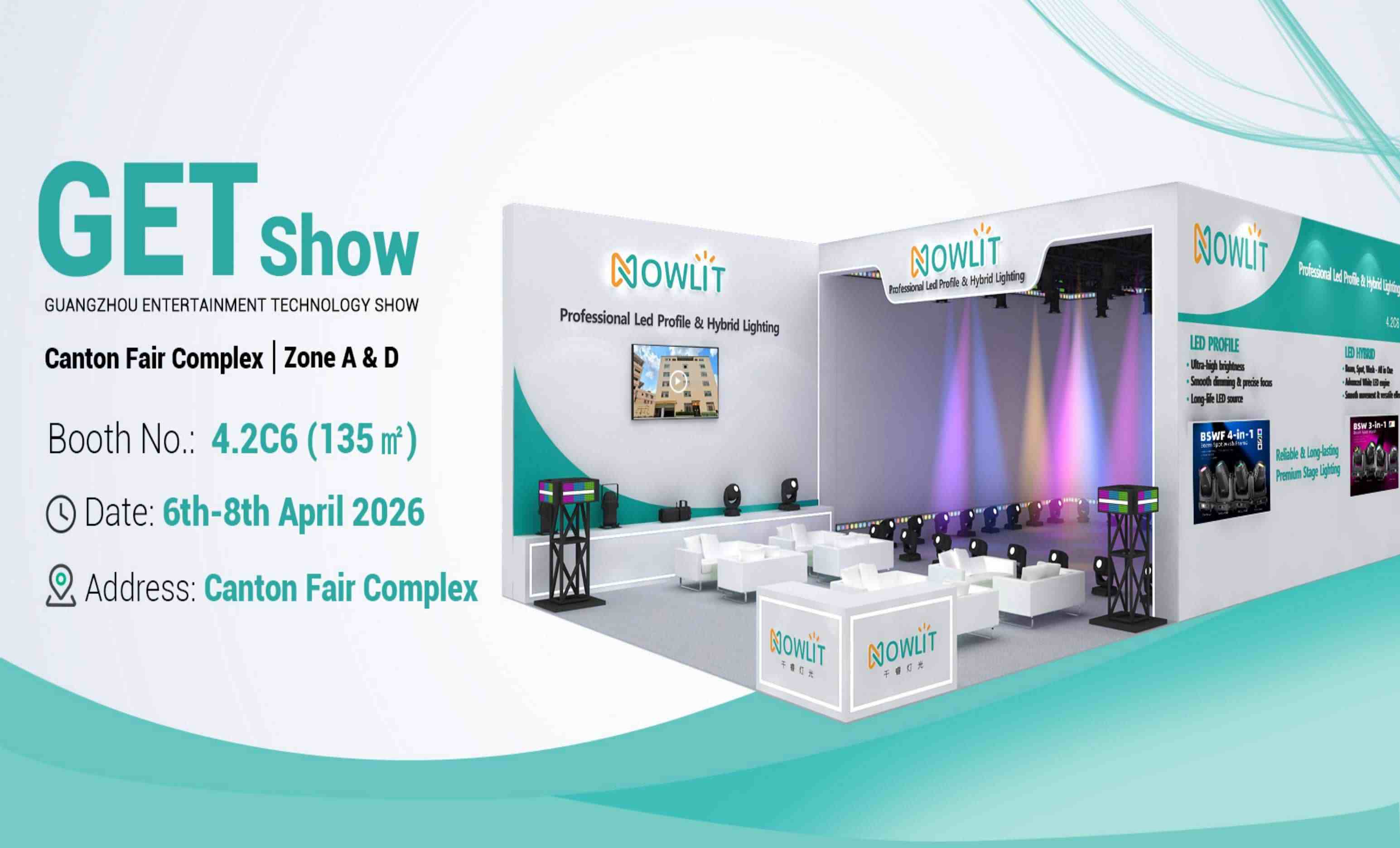 Invitation to NOWLIT at GET Show 2026