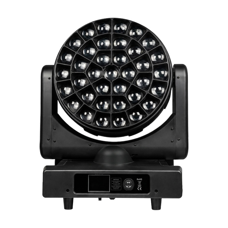 Bee Eye moving head light creating kaleidoscope effects
